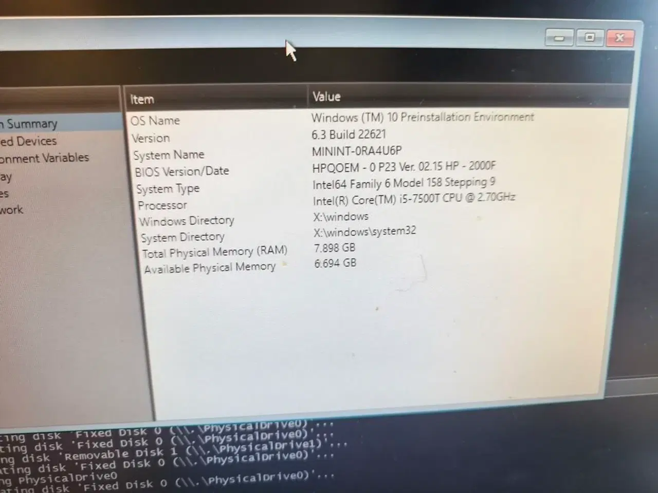 Billede 6 - Skærm 22" m. tastatur HP L2206w (PC medfølger ikke)
