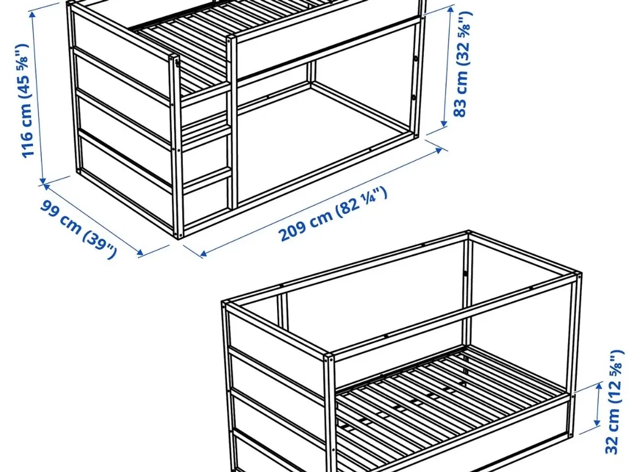 Billede 5 - Kura seng fra Ikea 