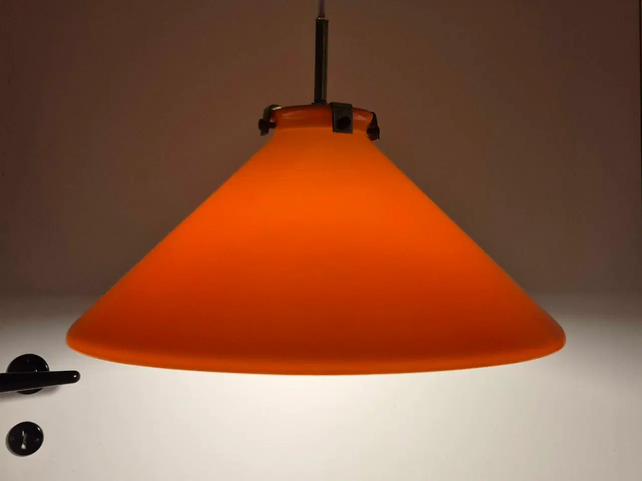 Billede 1 - Skomagerpendel med orange transparent skærm