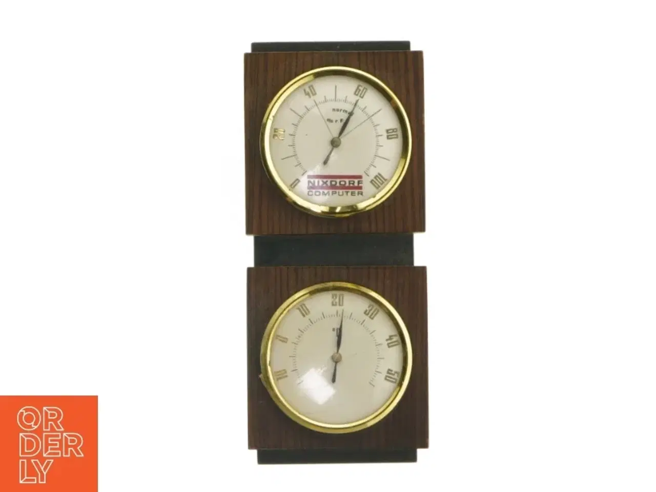 Billede 1 - Nixdorf termometer og hygrometer fra Nixdorf (str. 19x8 cm)