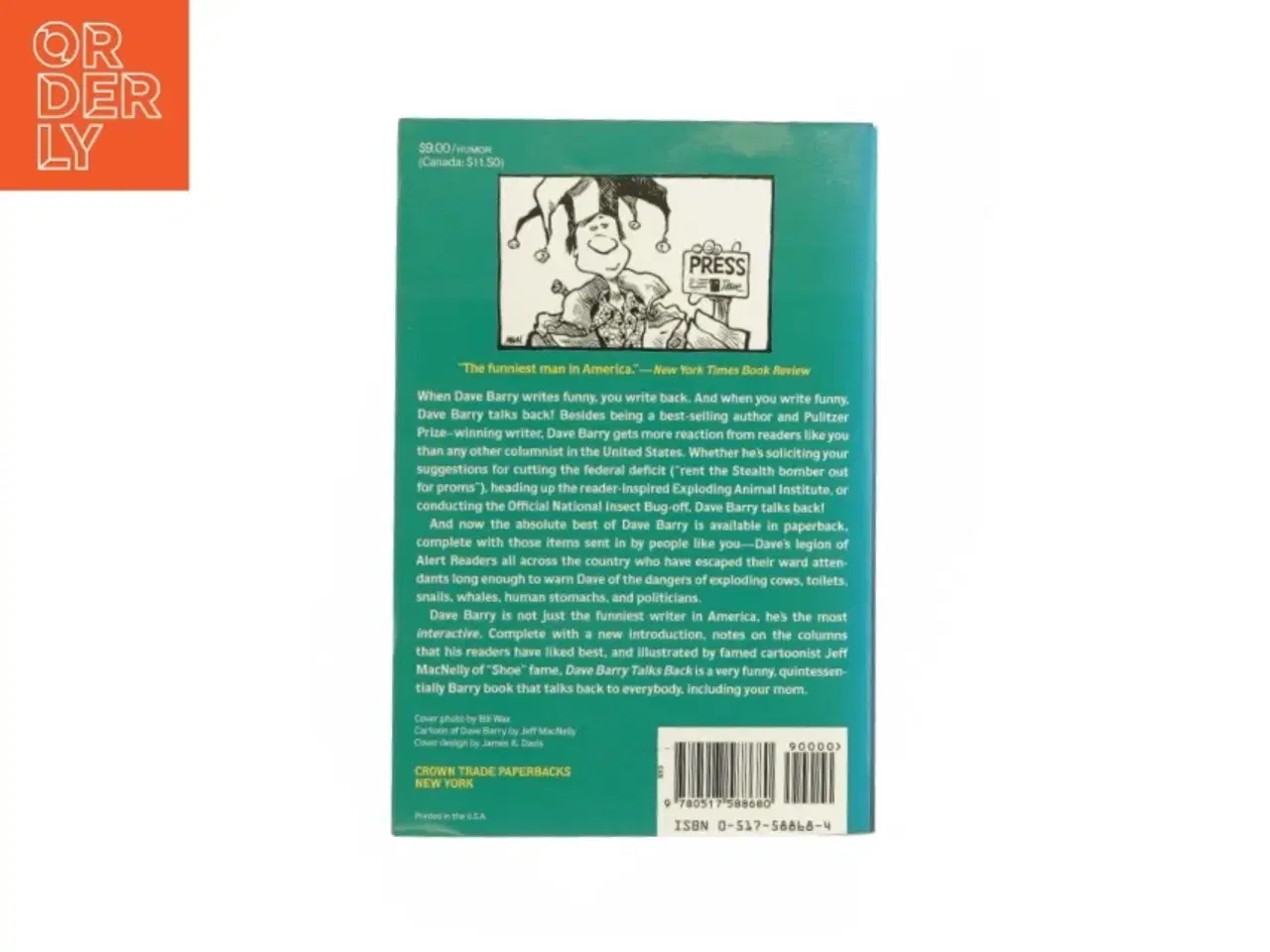 Billede 2 - Dave Barry talks back af Dave Barry (Bog)