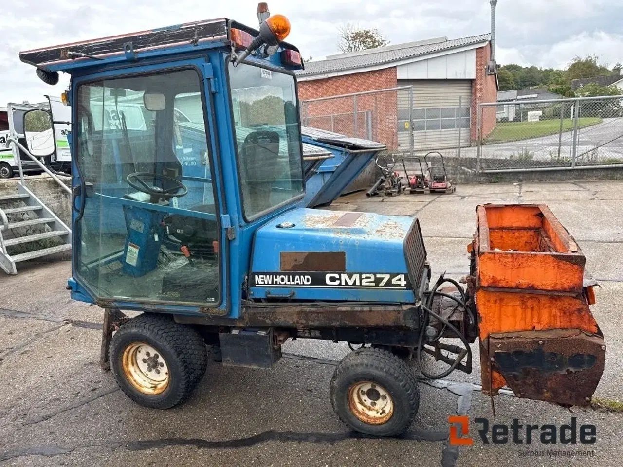 Billede 4 - New Holland CM274 Med HYDROMANN 100H saltudlægger