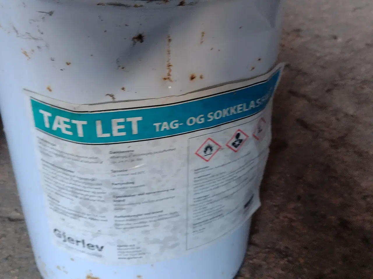 Billede 1 - Sokkel asfalt 