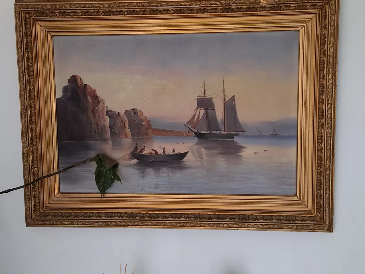 Billede 1 - SMUKT klassisk oliemaleri købt i Sverige