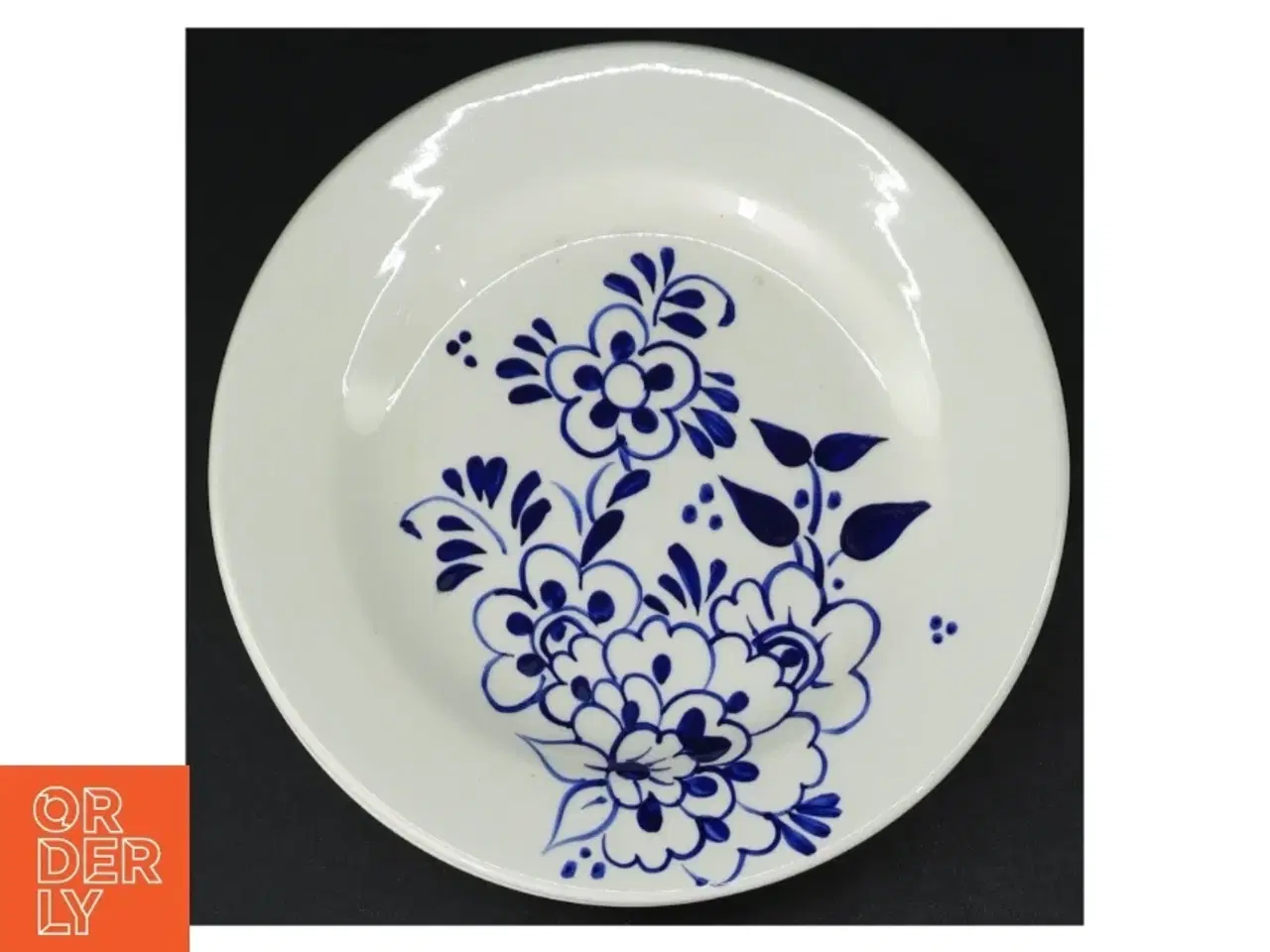 Billede 2 - Blomstermønstrede porcelænstallerkener (4 stk) fra All Dutch (str. Ø 17 cm)