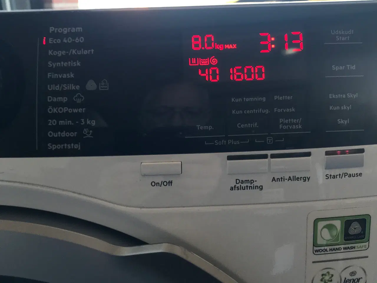 Billede 3 - AEG lavamat 8000 serie med dampfuntion