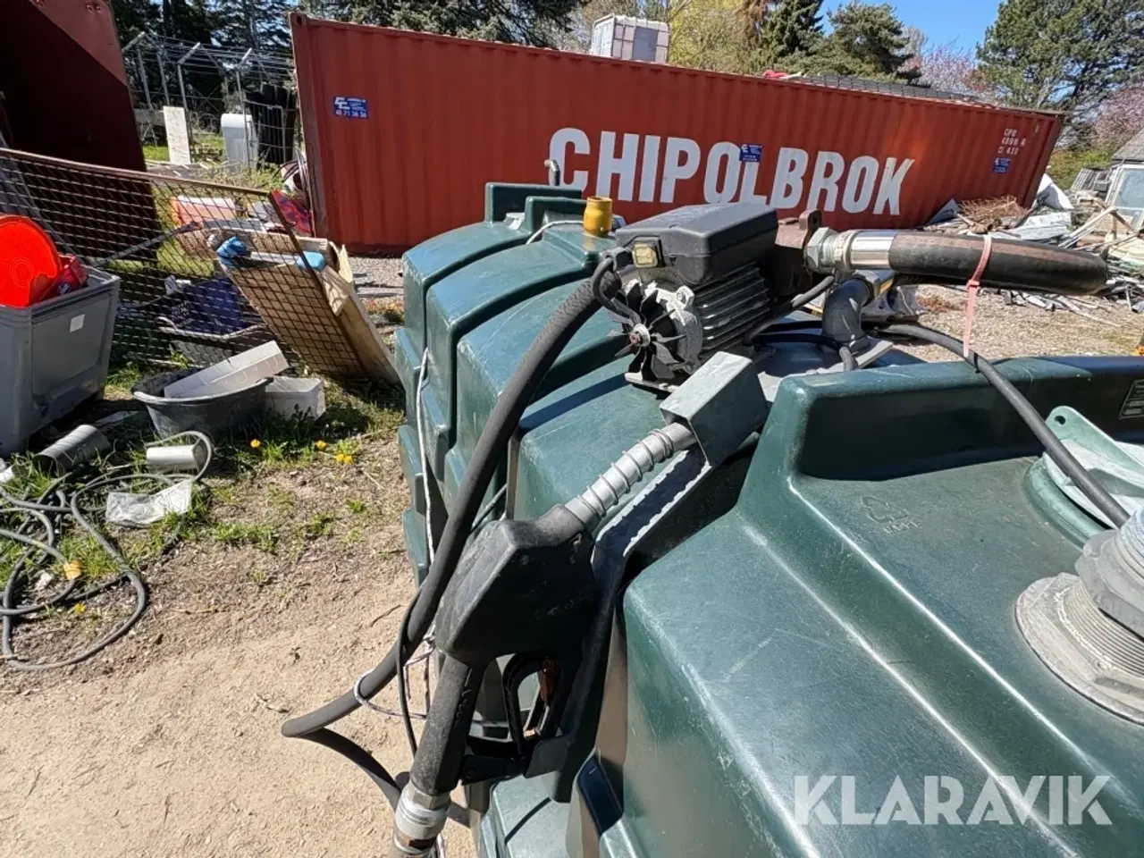 Billede 11 - Dieseltank med pumpe Kingspan 1225 liters