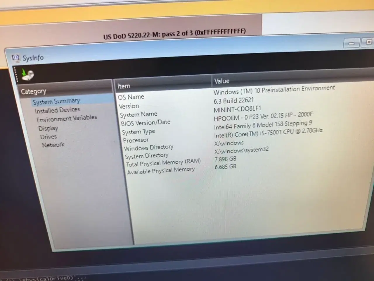 Billede 5 - Skærm 22" m. tastatur HP L2206w (PC medfølger ikke)