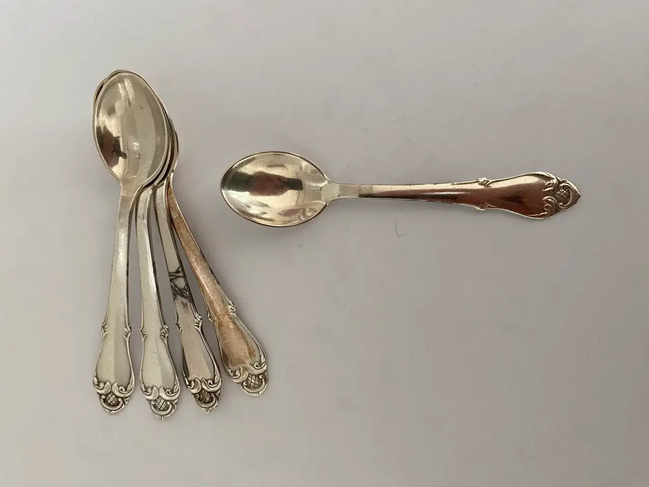 Billede 4 - Bestik - sølv plet - knive, gafler og teskeer 