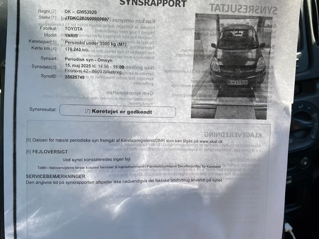 Billede 5 - Kvadratisk og praktisk Toyota Yaris Verso P2.
