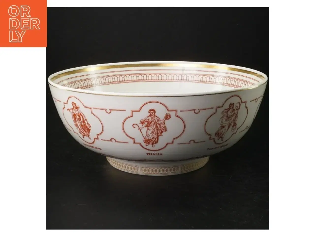 Billede 1 - Bing & Grøndahl limited edition skål, for 100-året for det kongelige teater (str. Ø 27 cm)