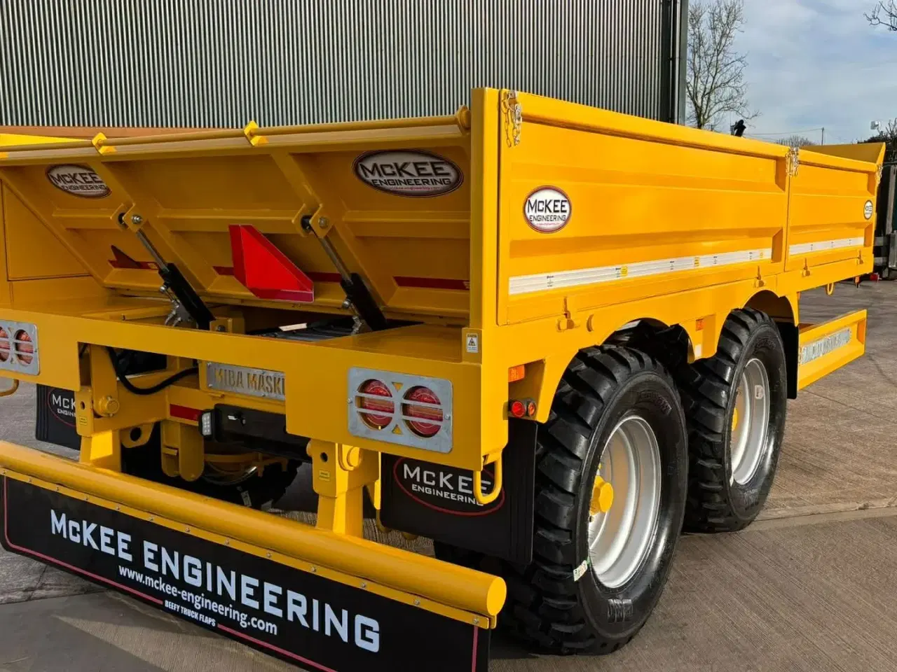 Billede 12 - McKee 16T entrepenørvogn med nedfoldbare sider