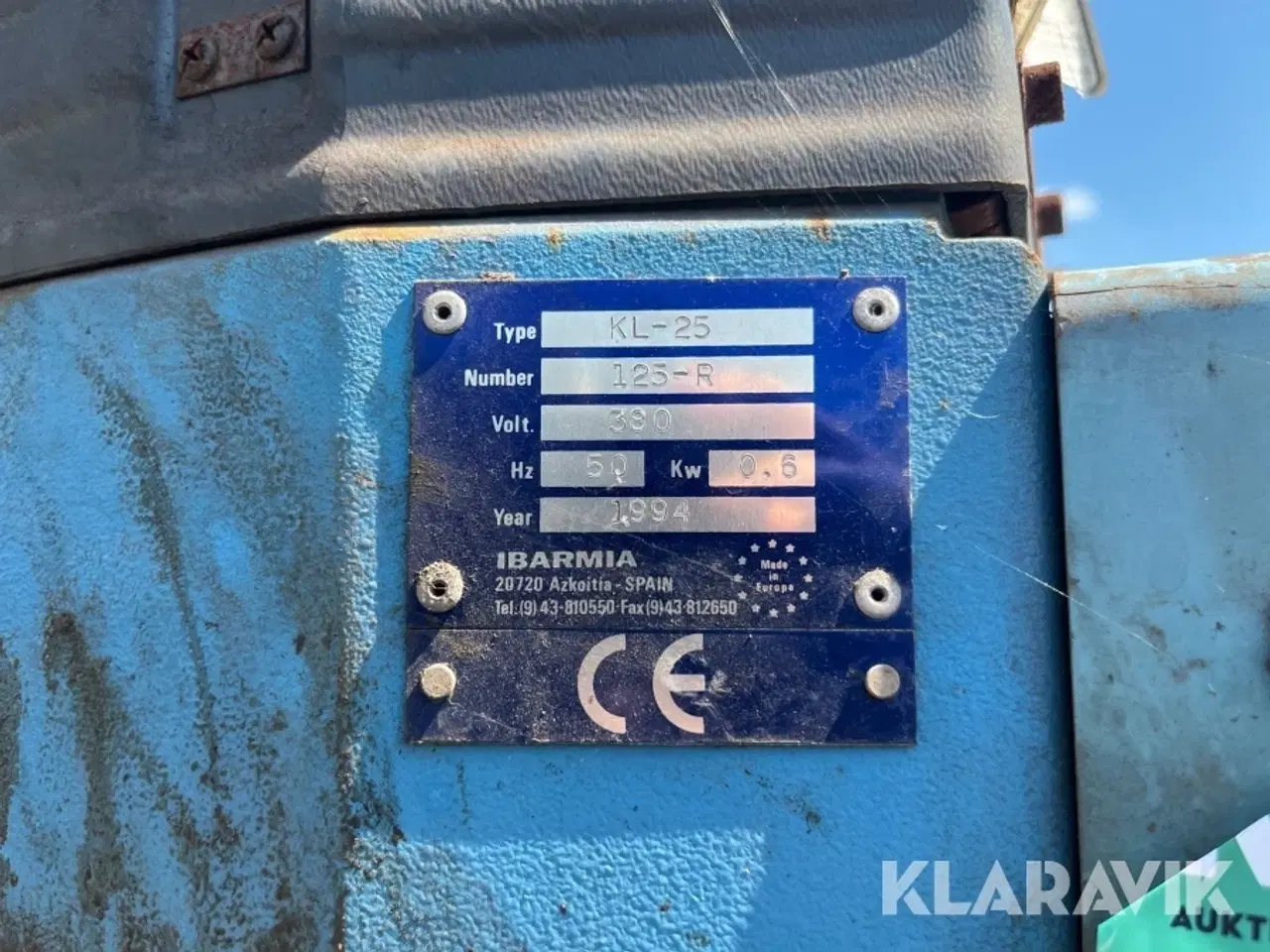 Billede 5 - Søjlebormaskine IBARMIA KL-25