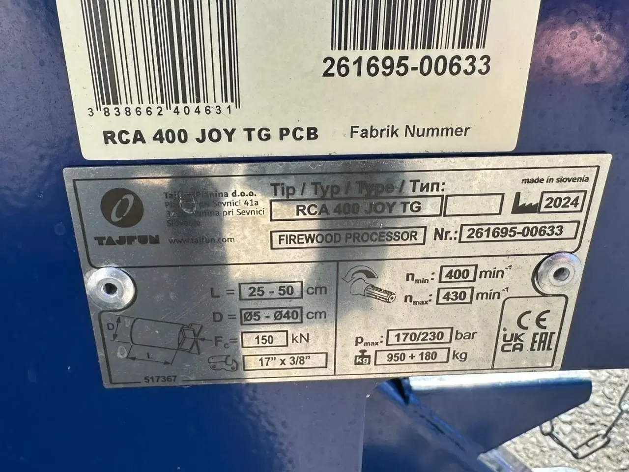 Billede 11 - Tajfun RCA 400 JOY