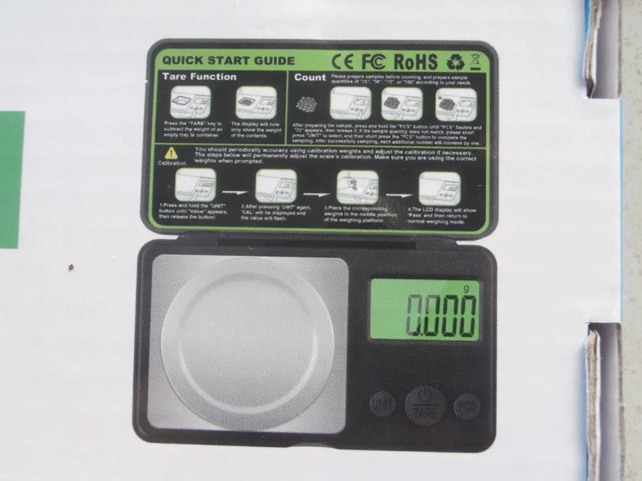 Billede 1 - NY DIGITALVÆGT 100g 0,001 g !!