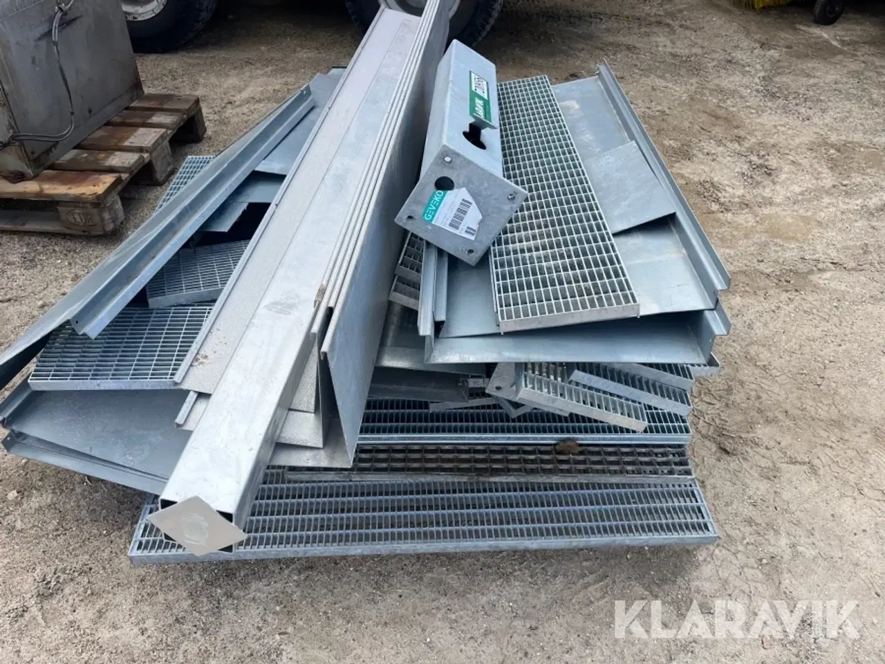 Billede 5 - Blandet lot riste og stålplader