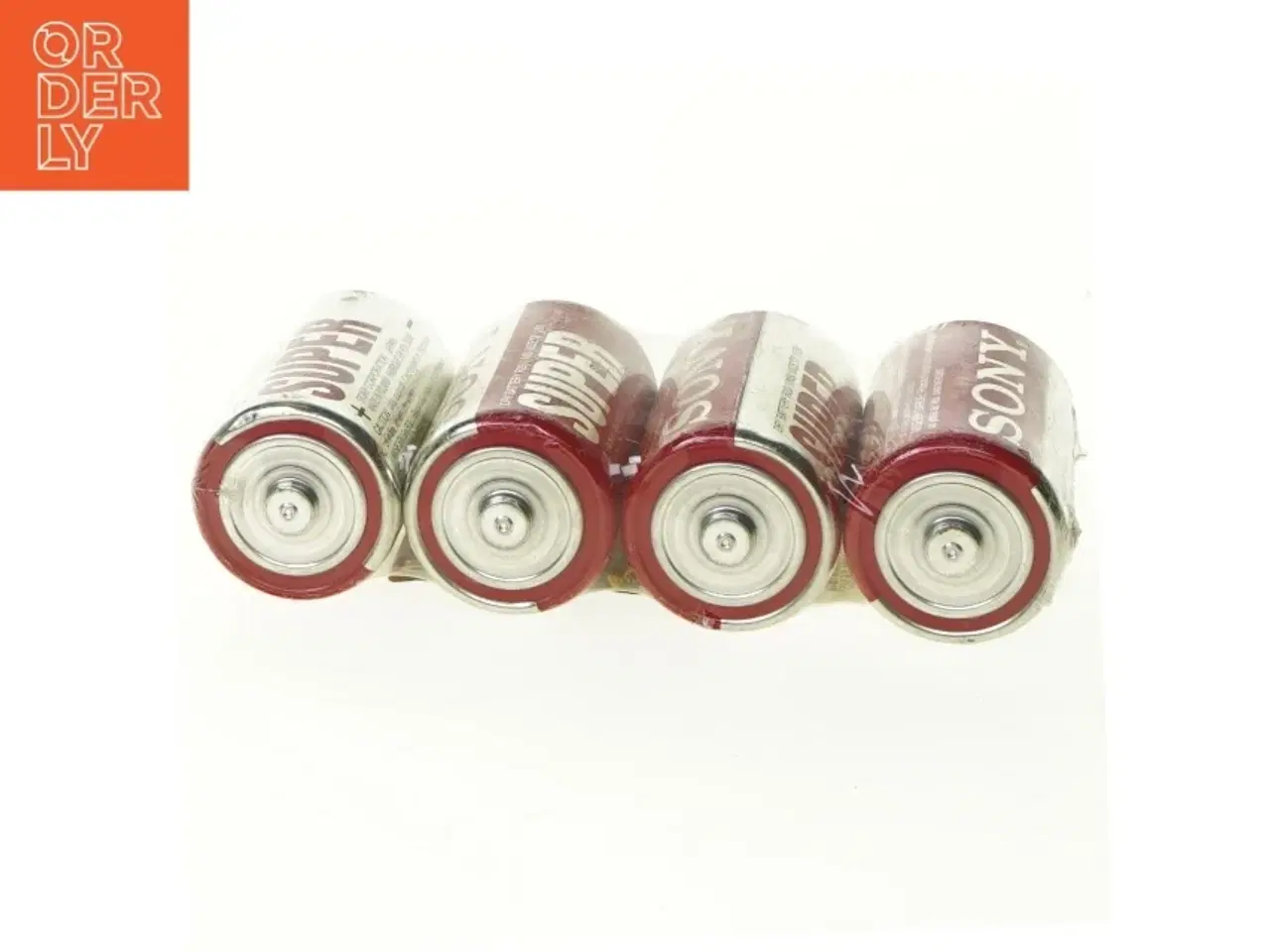 Billede 2 - 4 Batterier - størrelse D fra Sony (str. 13 x 6 cm)