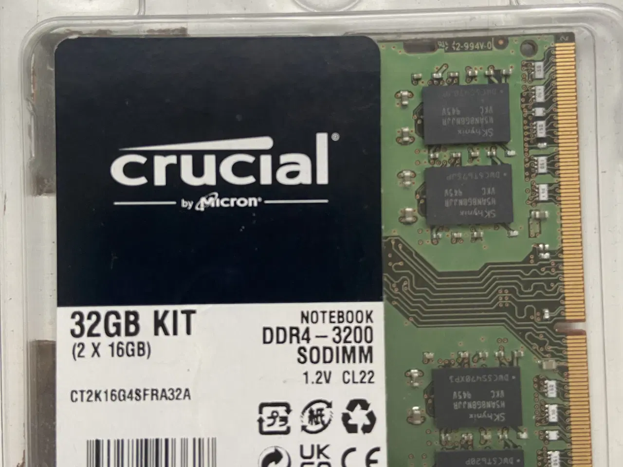 Billede 1 - 32gb ddr4 ram Bærbar