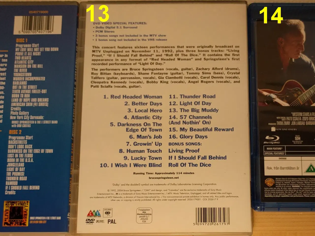 Billede 3 - Bruce Springsteen CD'er / DVD'er / Blu-ray: 14 Tit