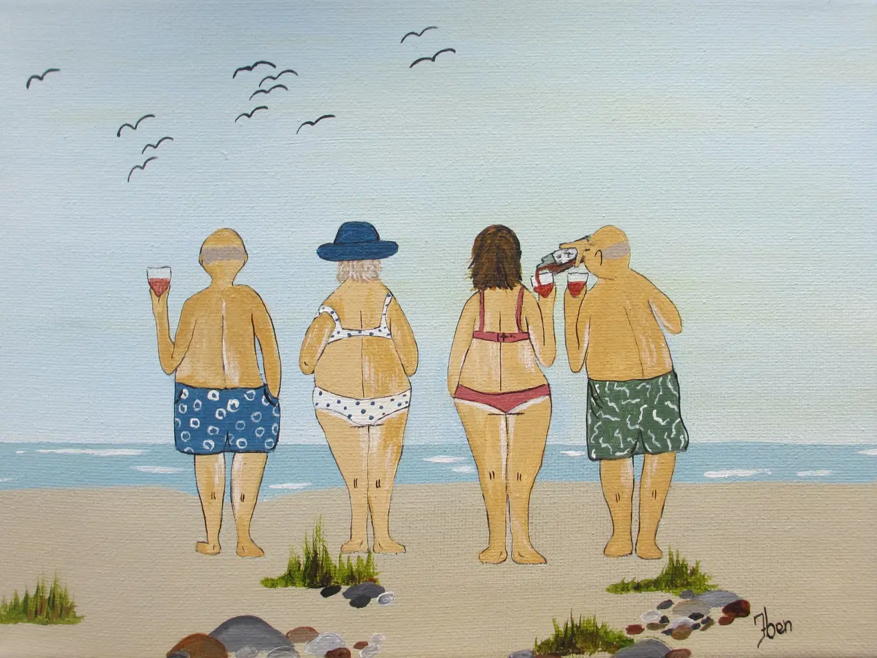 Billede 1 - ACRYL-MALERI nr. 41