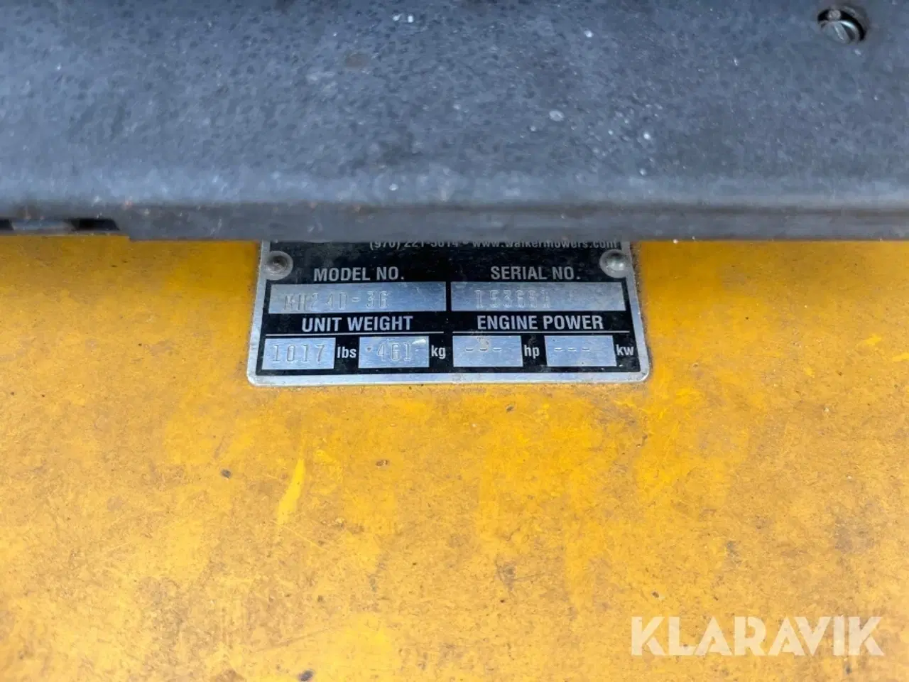 Billede 8 - Græsslåmaskine Walker H24D-36