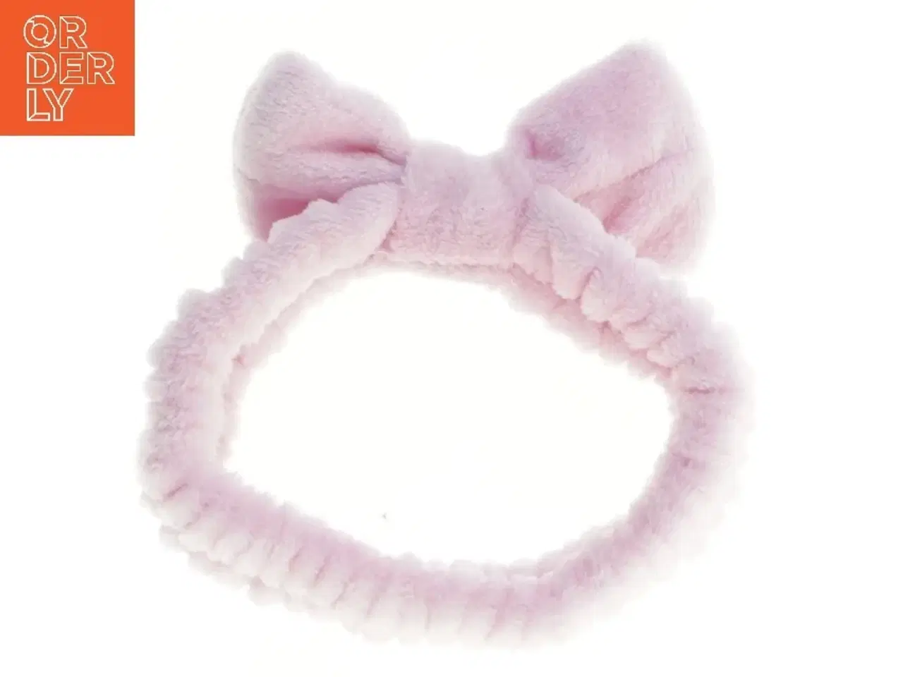 Billede 1 - Lyserød pandebånd med sløjfe (str. Ø 20 cm)