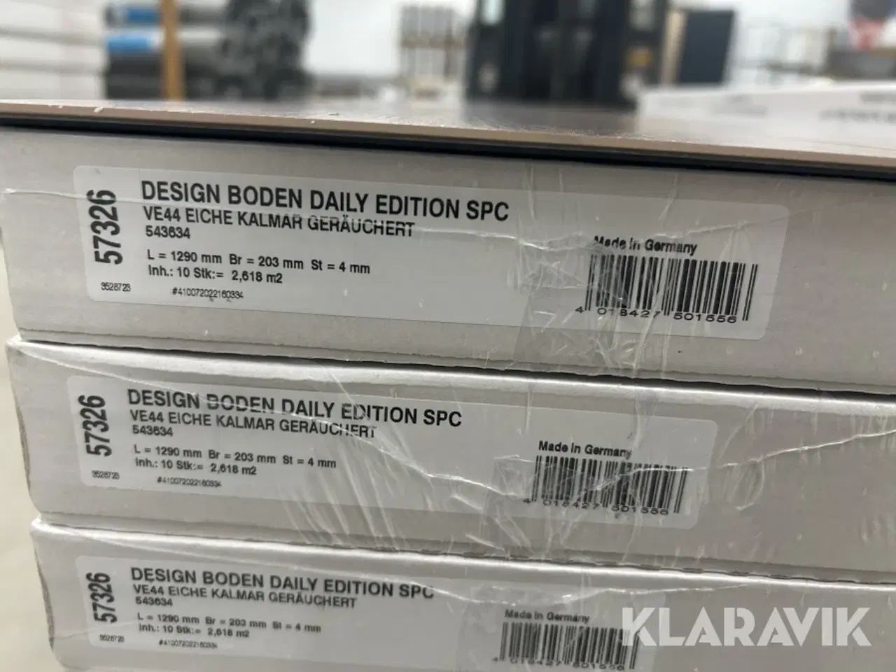 Billede 5 - SPC-gulv Design Boden VE44 Eiche Kalmar røget 99 m2