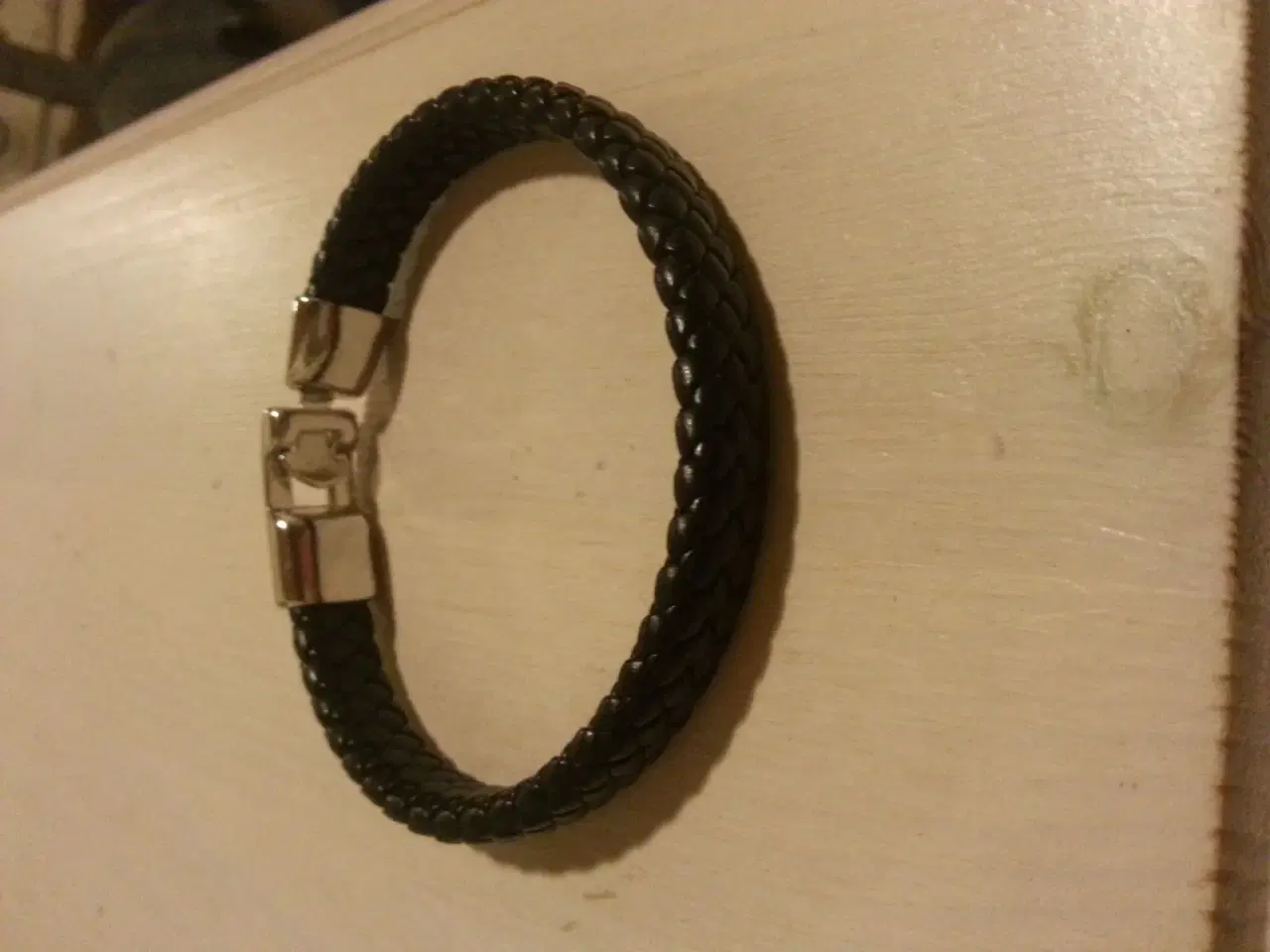 Billede 2 - Læder Armbånd 21cm