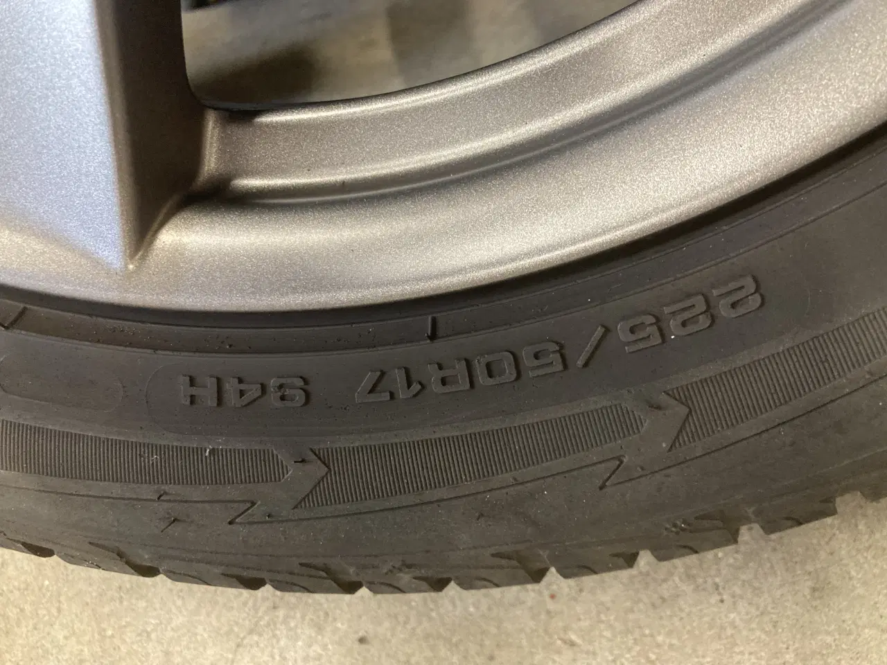 Billede 5 - 4 alufælge 17 tommer med vinterdæk