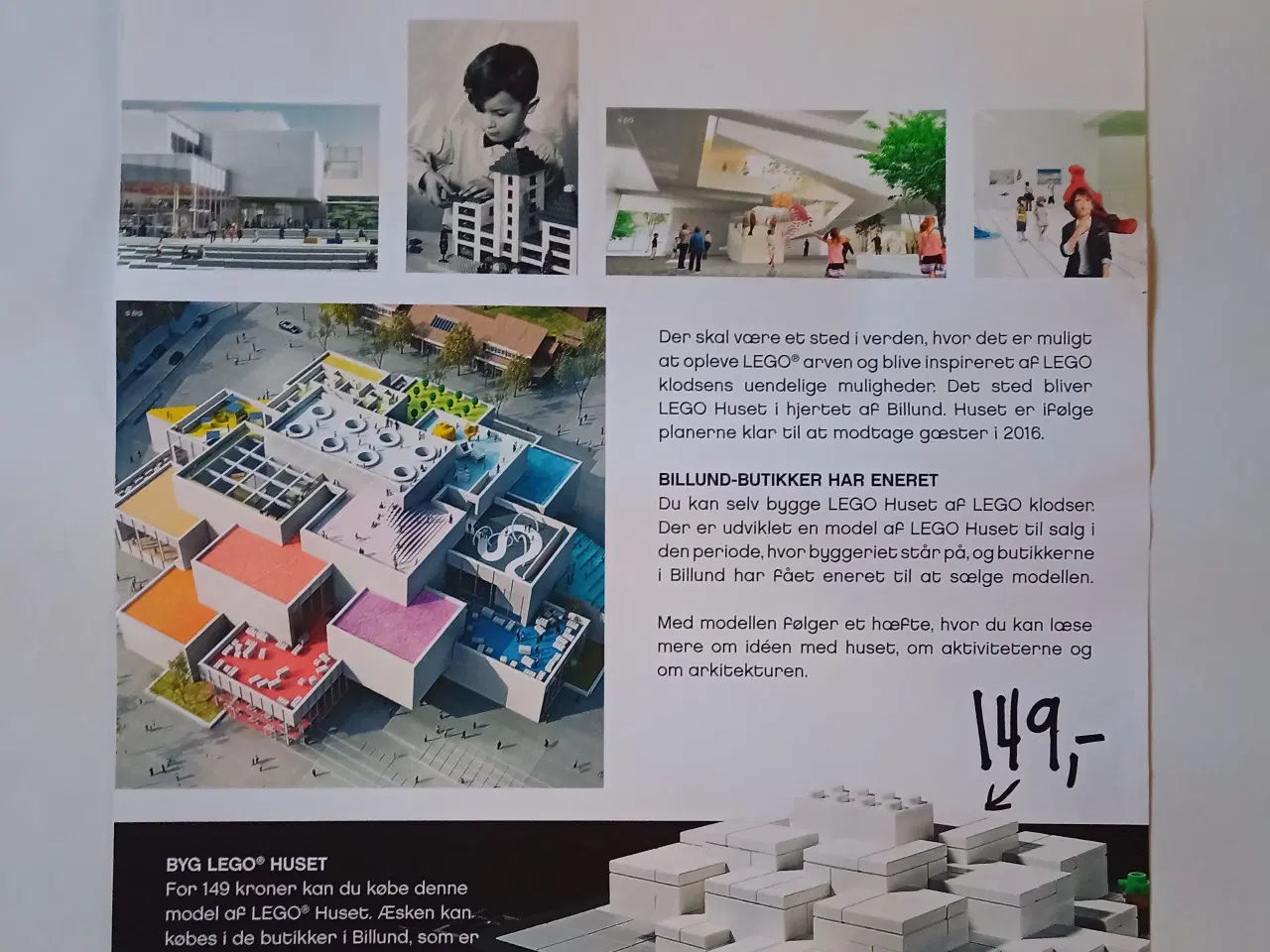 Billede 1 - Lego Plakat, Køb Lego House.