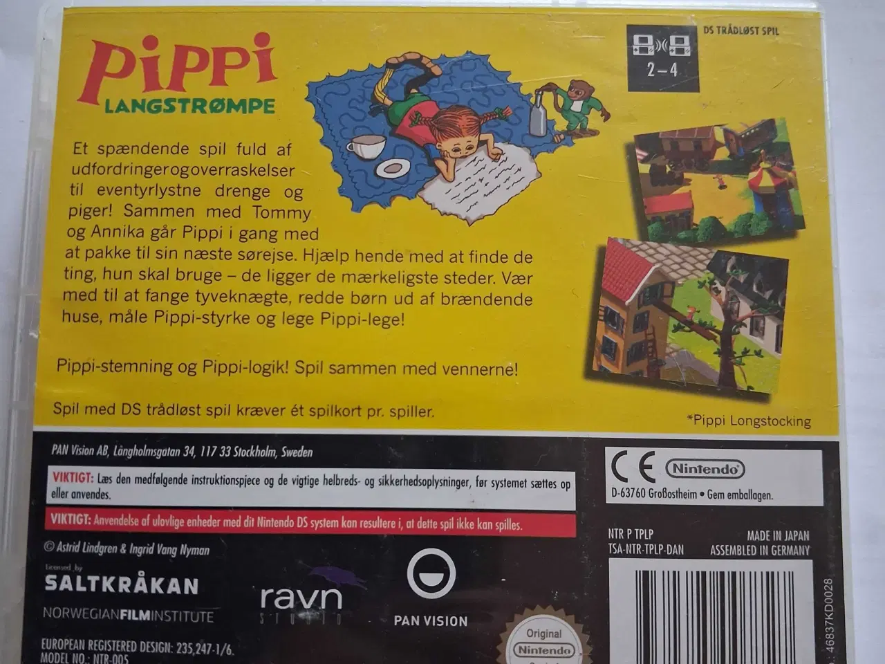Billede 2 - Nintendo DS Spil, PIPPI LANGSTRØMPE