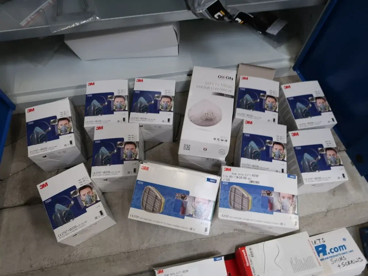 Billede 5 - Div. Åndedrætsværn 3M, filtre, masker m.m.