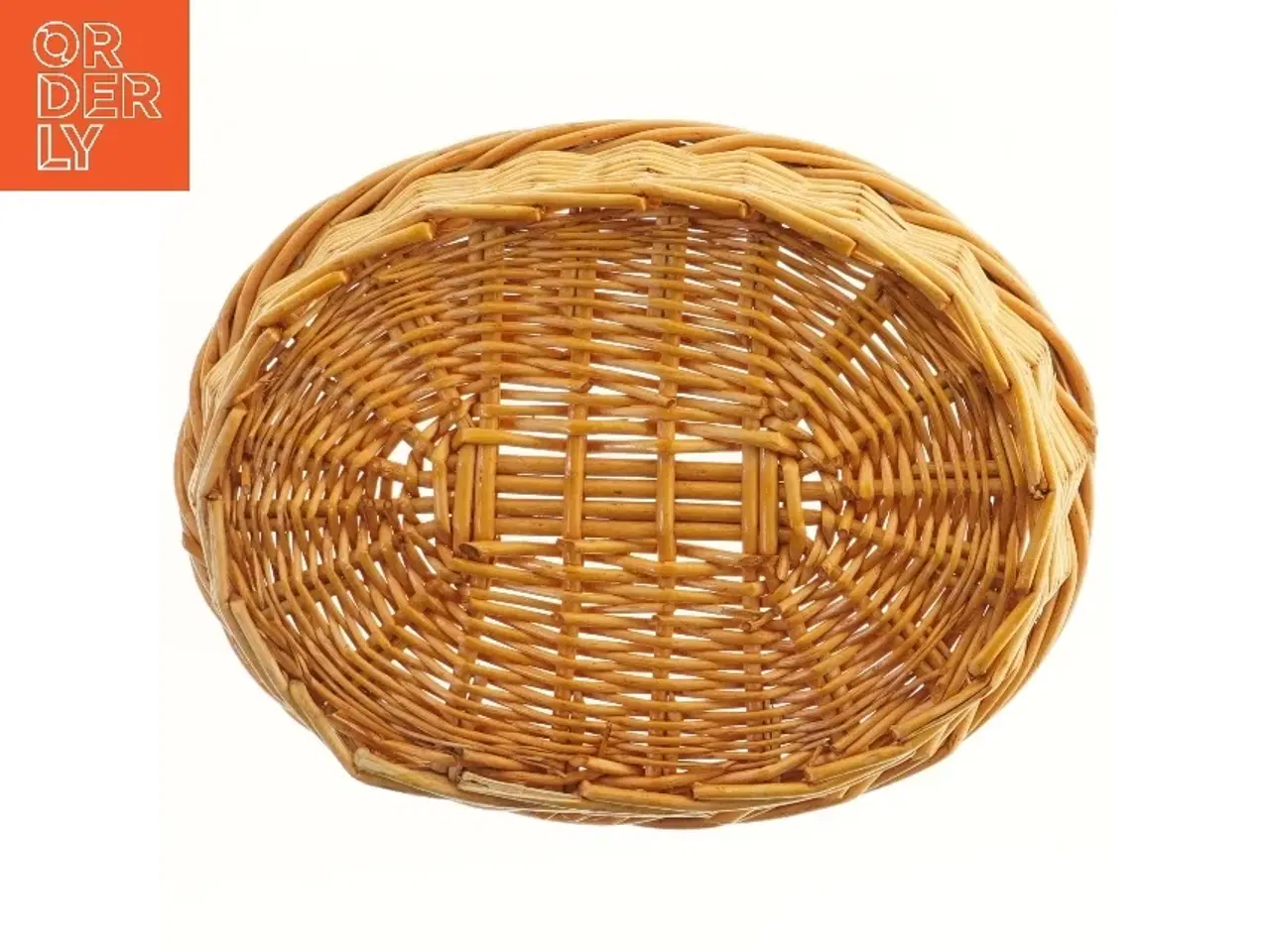 Billede 3 - Flettet kurv (str. 36x27,5 cm)