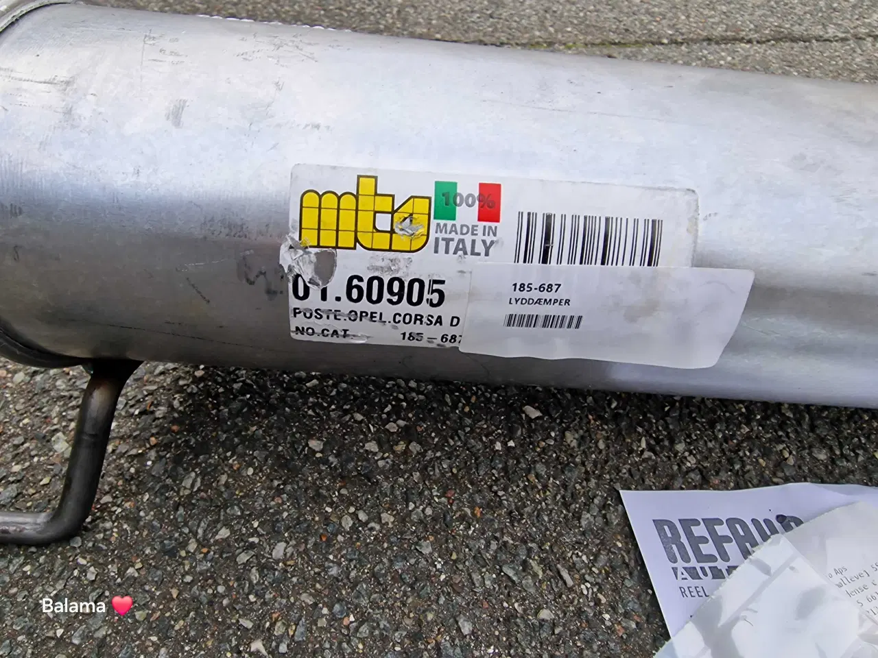 Billede 3 - Bagpotte og monteringsbeslag til Opel Corsa D 1.0