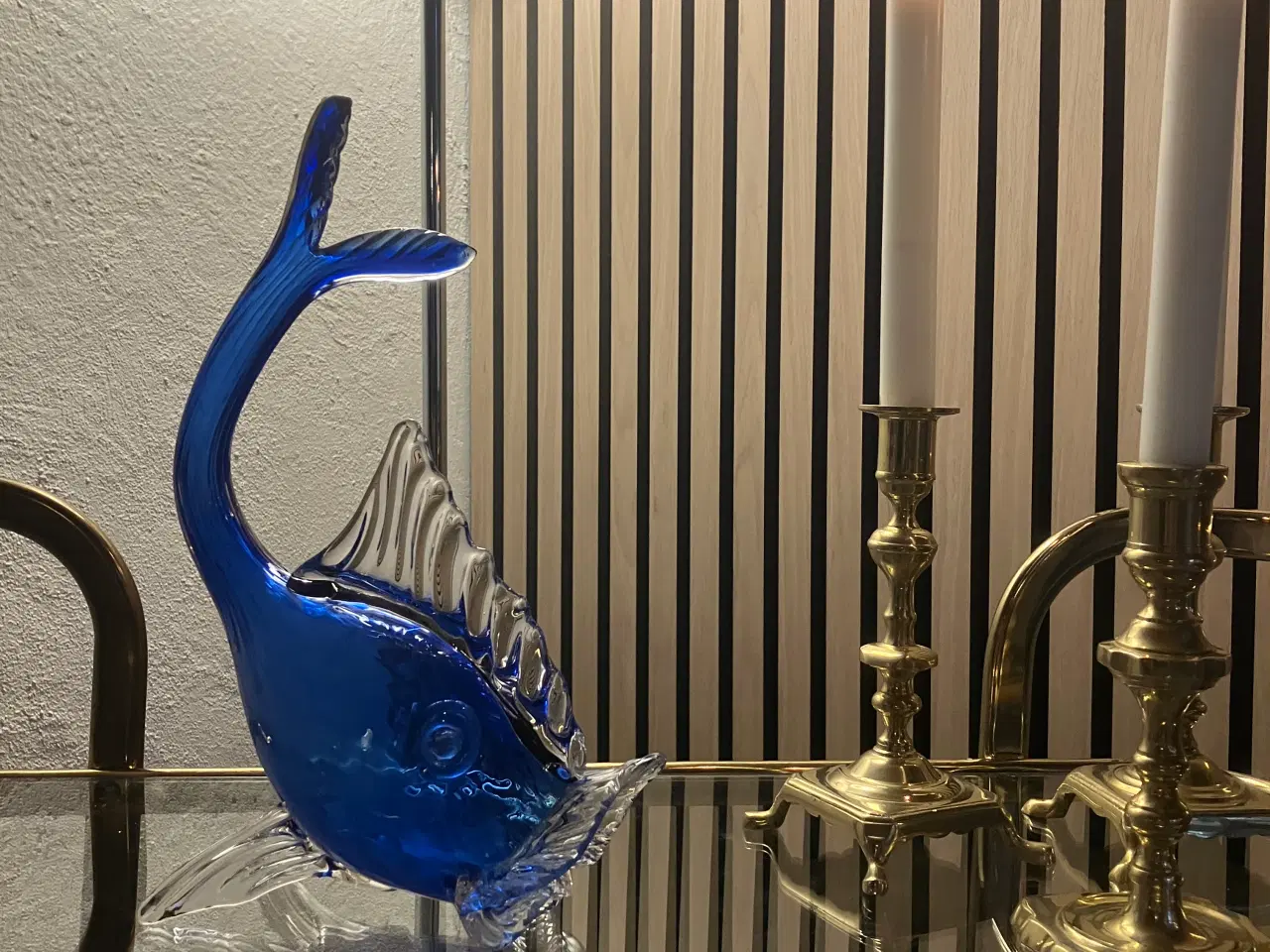 Billede 1 - Smuk og dekorativ glasfisk fra Murano.