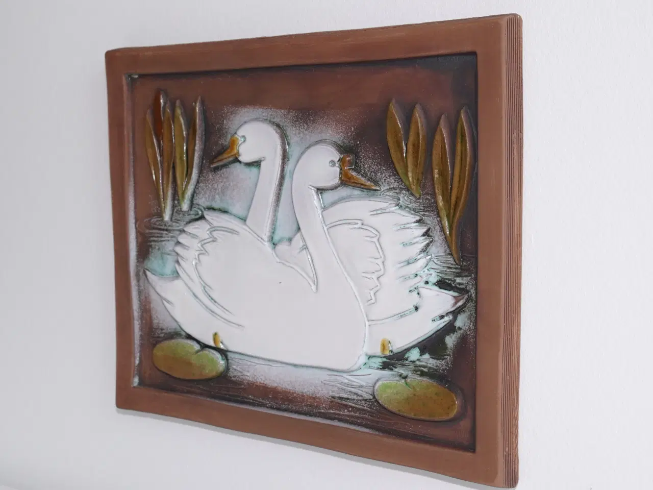 Billede 6 - Vintage relief svanepar af Aimo Nietosvuori f Jie