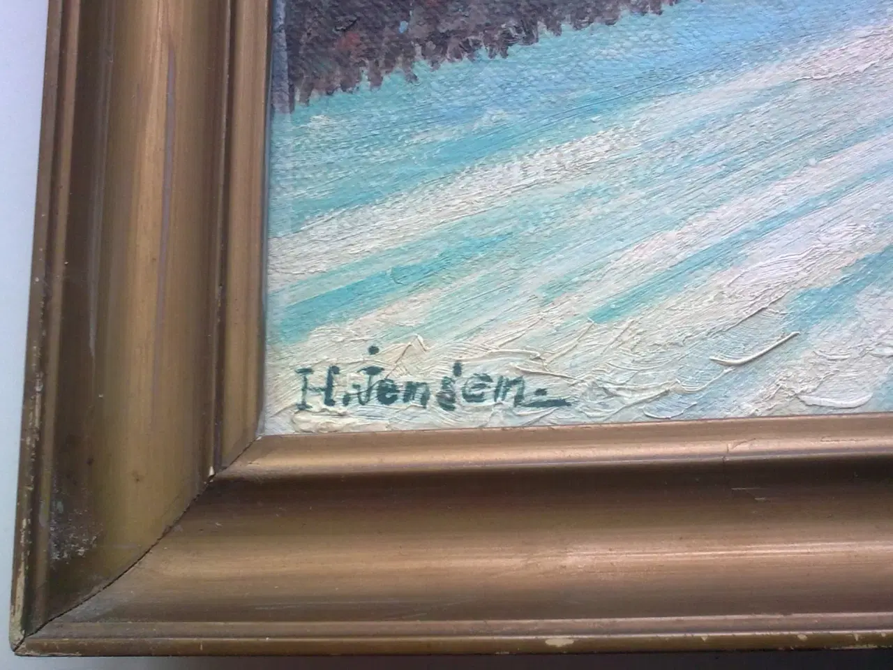 Billede 3 - Vinter og sne v Kongeporten fra 1948 DANMARK