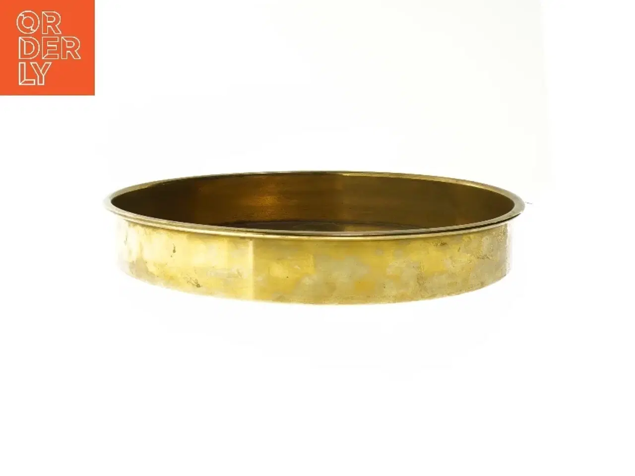 Billede 2 - Messing bakke (str. Ø 31,5 cm)