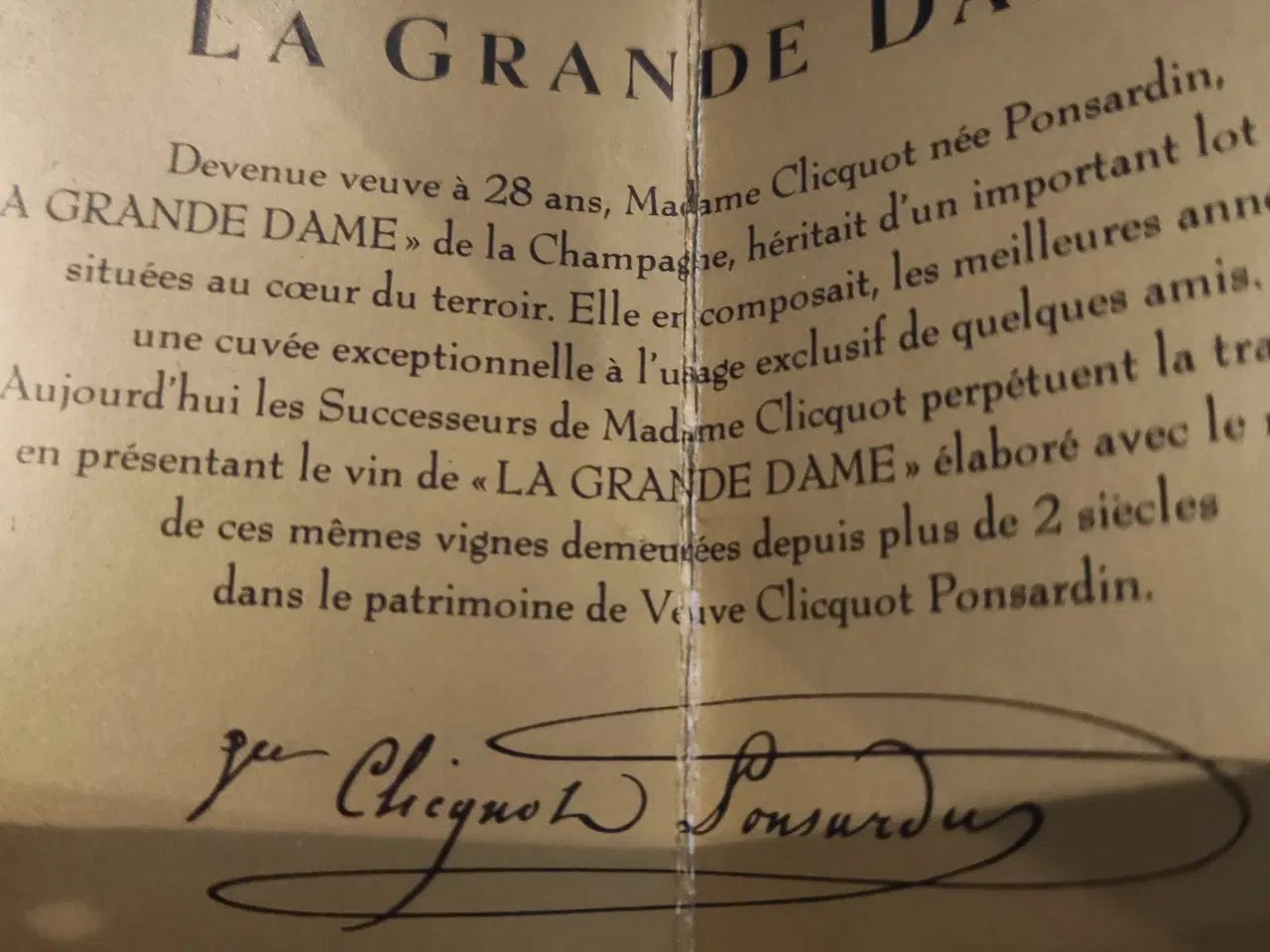 Billede 5 - LAGRANDE DAME  Champagne