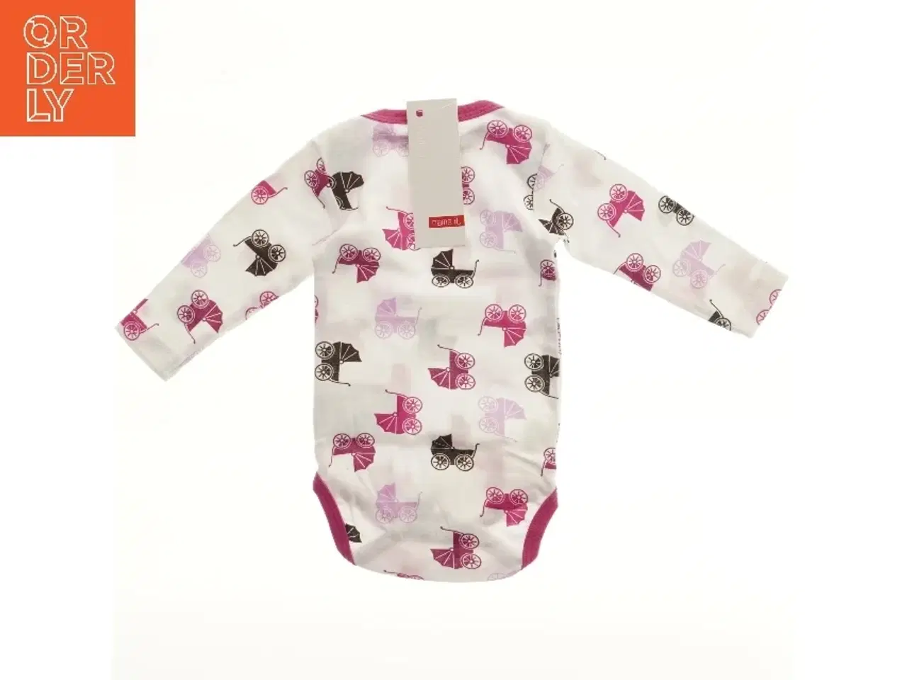Billede 2 - Langærmet bodystocking med barnevognsprint fra Name It (str. 62)