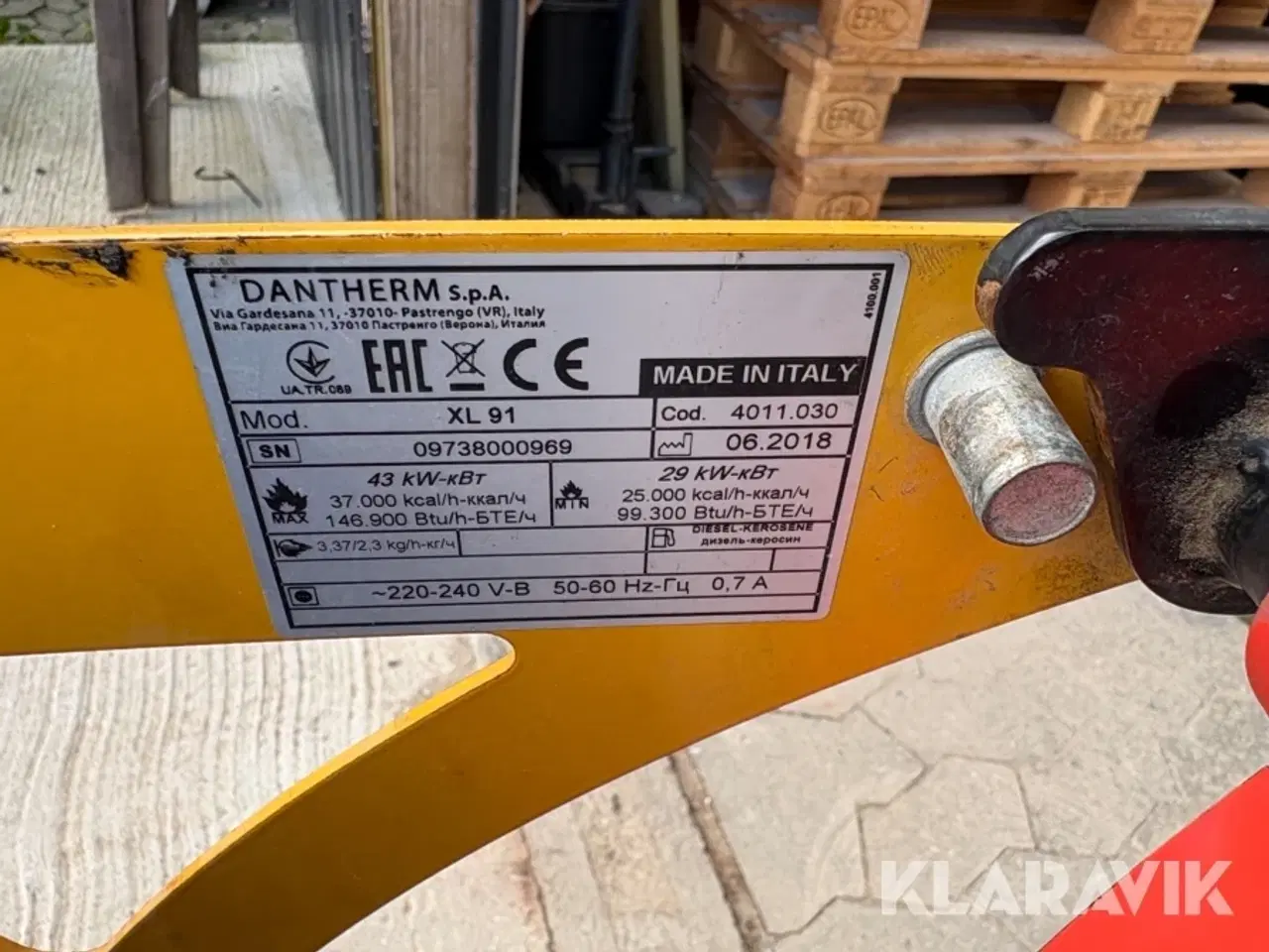 Billede 5 - Varmekanon Dantherm XL 91 Diesel