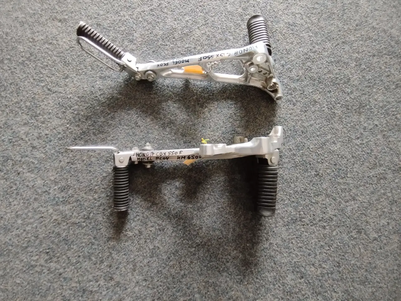 Billede 4 - Fodhviler med holder V/H. Honda GXS 550F (se %)