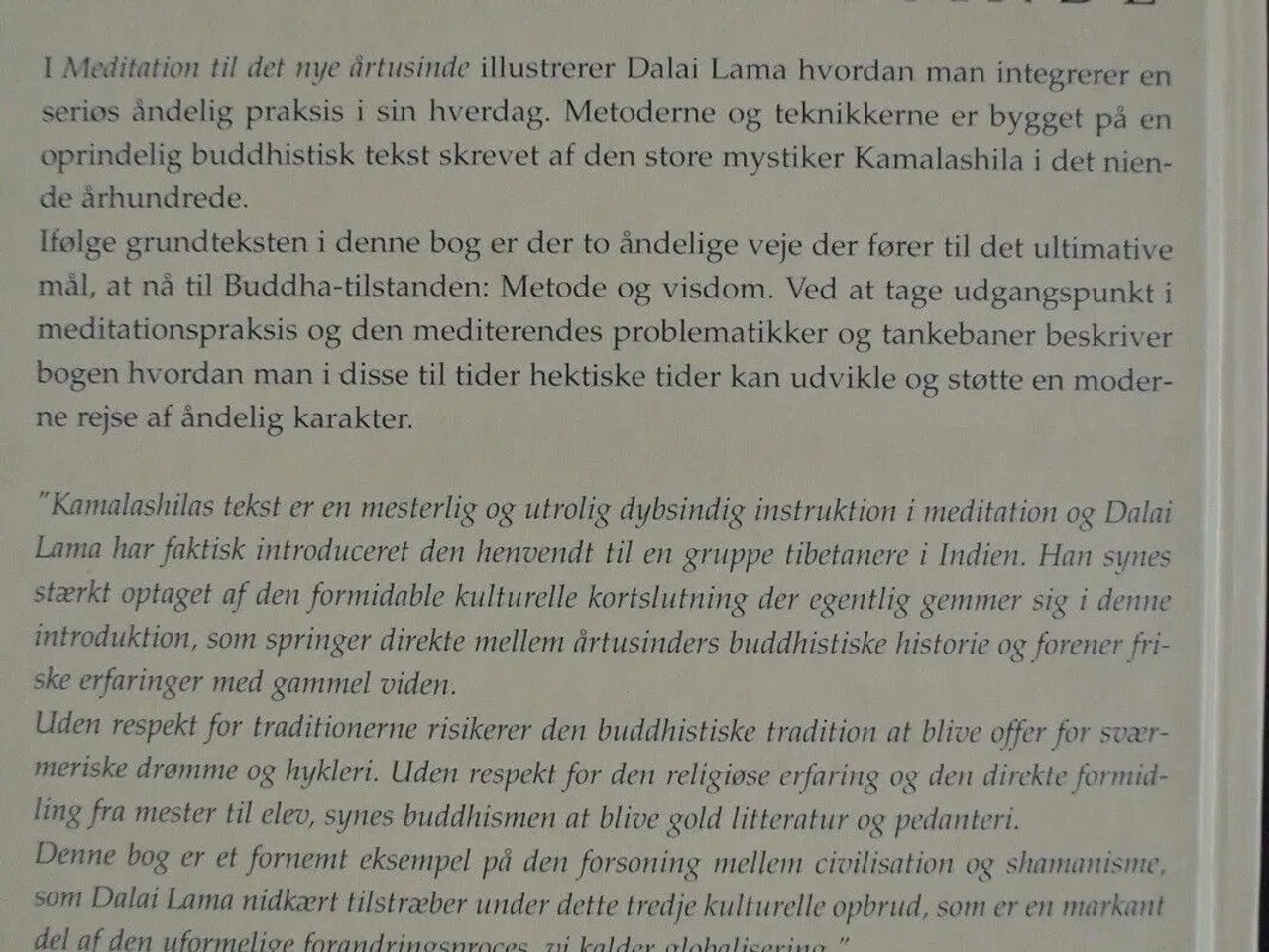 Billede 2 - meditation til det nye årtusinde, af dalai lama - 