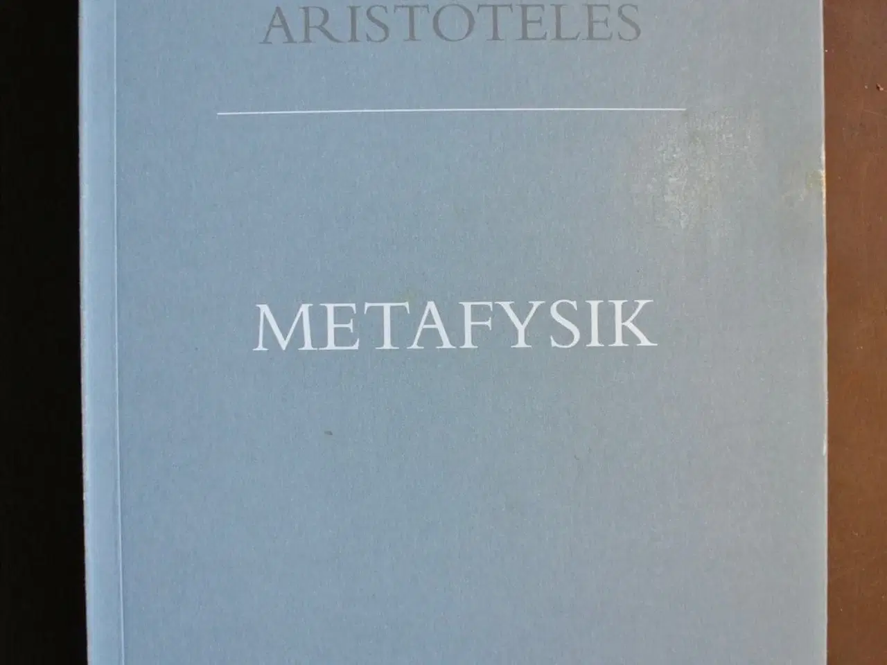 Billede 1 - metafysik, af aristoteles, emne: filosofi