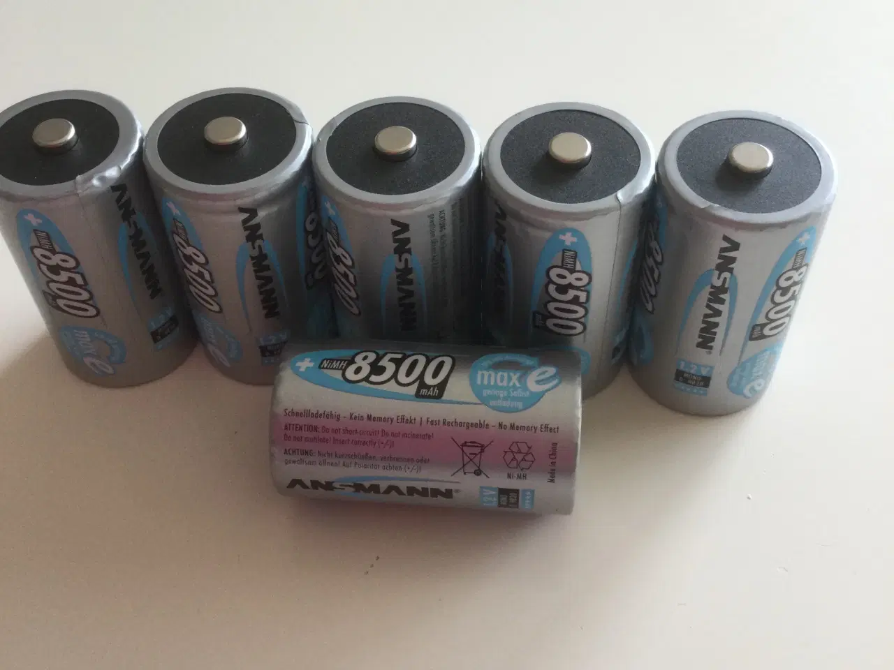 Billede 1 - Genopladelige Ansmann batterier 1,2 V