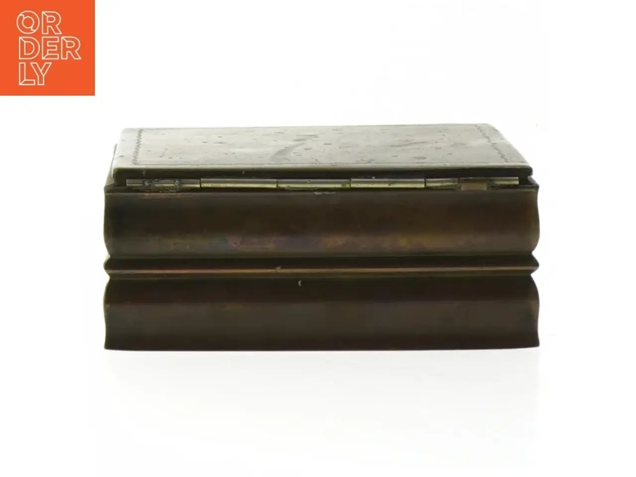 Billede 3 - Metalæske i bogform (str. 12x10 cm)