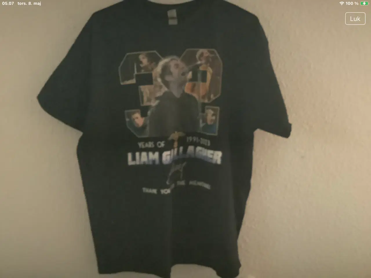Billede 1 - Liam Gallagher t shirt
