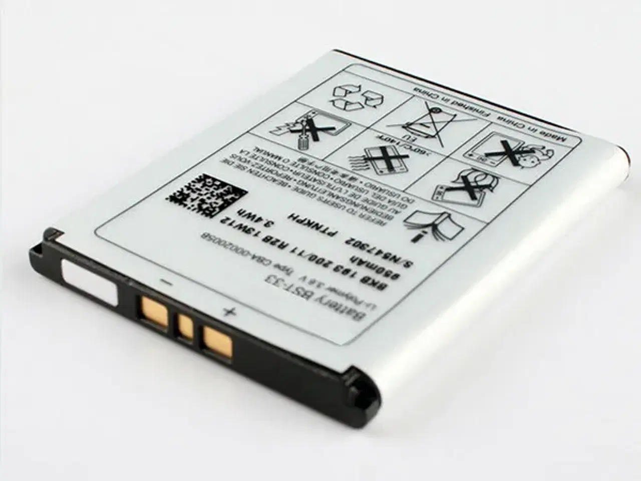 Billede 3 - Originalt Sony Ericsson BST-33 Batteri Li-Ion 3.6V