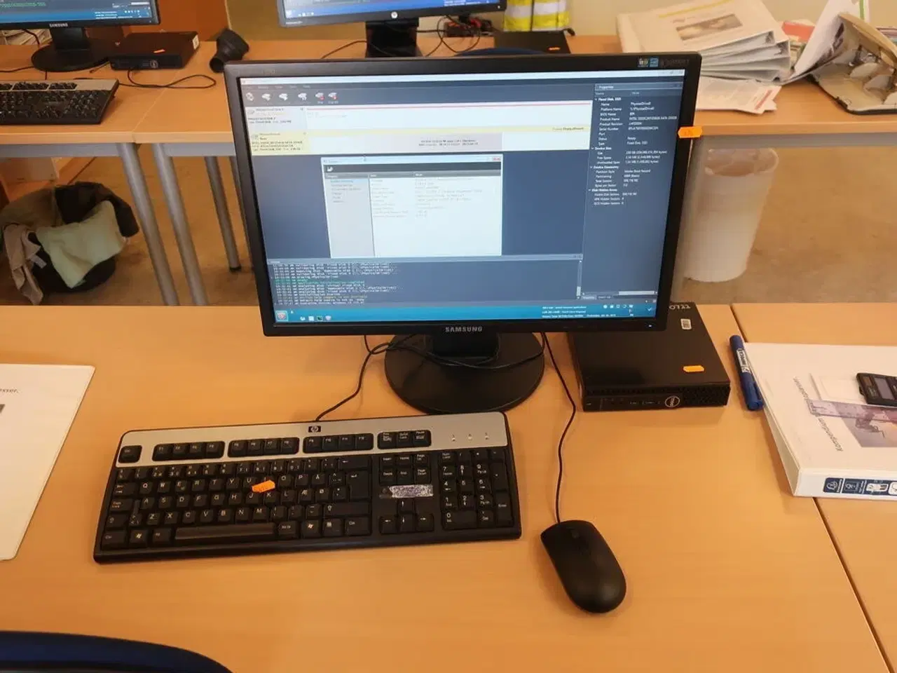 Billede 1 - SAMSUNG 22" skærm SyncMaster 2243 (PC medfølger ikke)