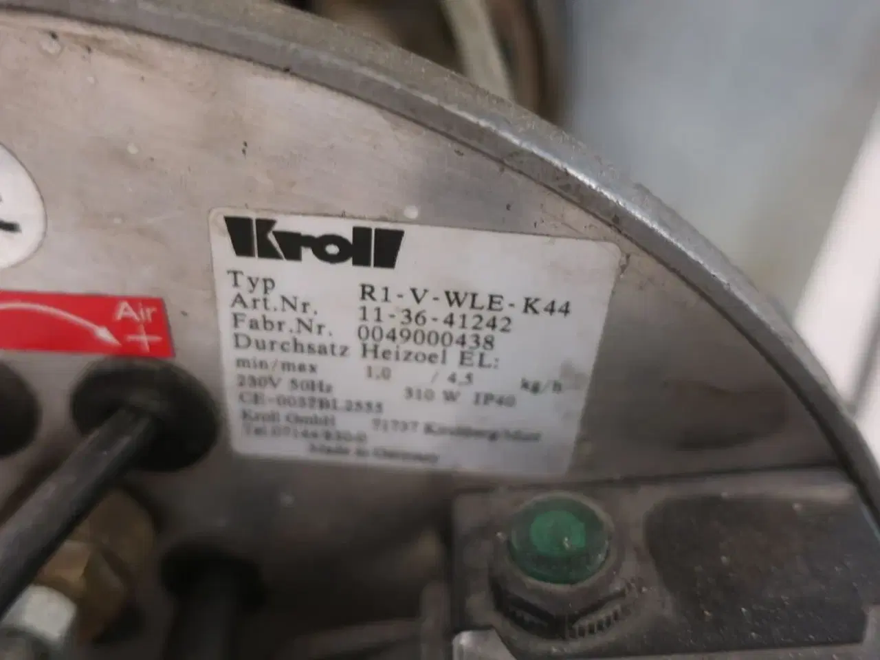 Billede 5 - Infrarød varmeovn KROLL R1-V-WLE-K44